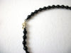 Black Czech Glass Rhinestone Elements Shorter Length Necklace 71218F