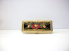 Gold Toned Colorful Cloisonne Lipstick Holder With Mirror 71218G