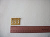 Vintage Gold Tone Textured Brooch Pin 71218Z