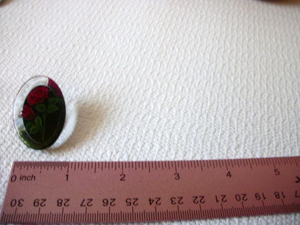 Vintage Thick 3D Effect Floral Brooch Pin 71218Z