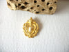 PAQUETTE Stamped Gold Tone Royal Faux Pearl Pin 71218T