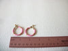 NAPIER Pink Gold Hoop Earrings 71218T