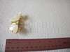 Vintage Mother Of Pearls Wings Larger Butterfly Pin 71218T