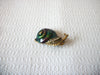 Metallic Iridescent Metal Clear Rhinestones Snail Pin 71218B